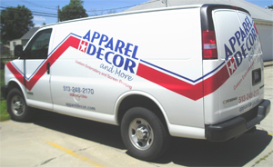 Apparel Decor and More Company Vehicle