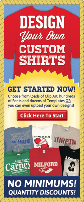 Design Your Own Custom Shirt!